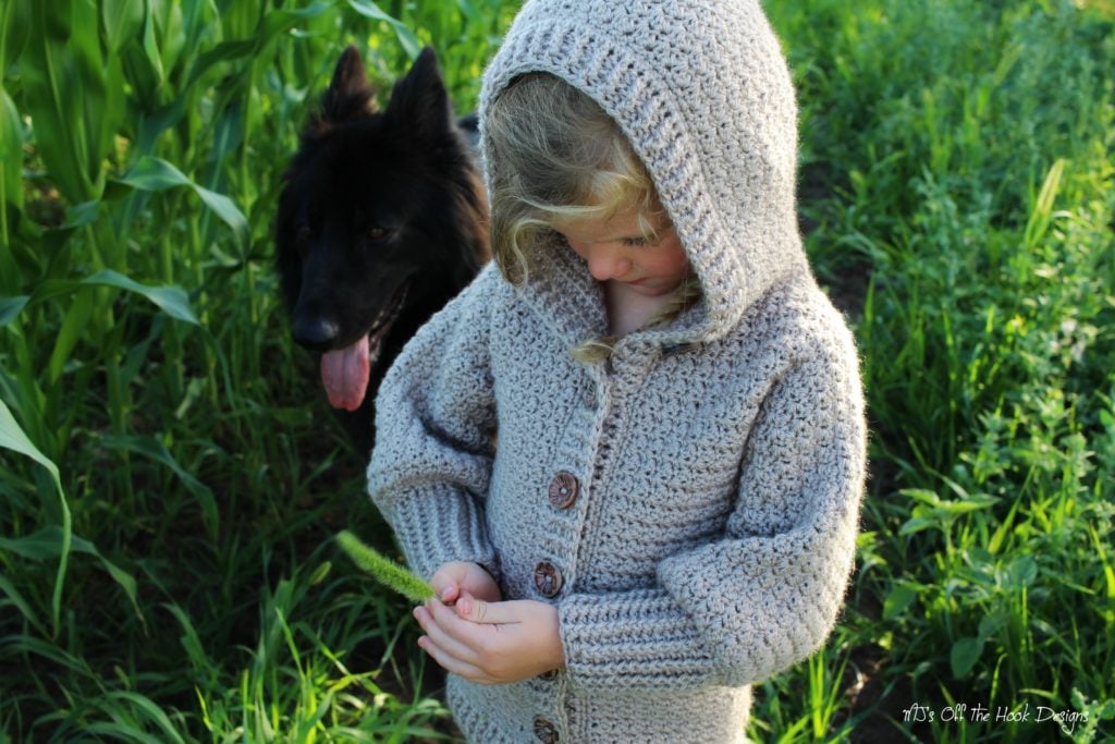 Rainbow Hugs Hoodie Crochet Pattern MJ's off the Hook Designs