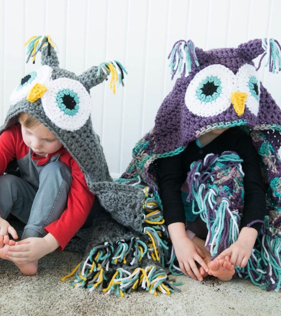 Hooded Owl Blanket