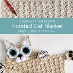 Get your crochet hooks ready for a fantastic new project - a hooded cat blanket! This free pattern will guide you through creating a cozy and adorable blanket for your feline friend. The hooded design