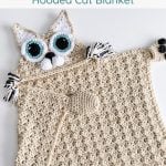 Enjoy this free video tutorial on how to crochet a hooded cat blanket.