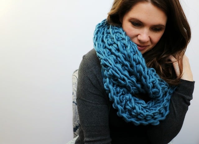 FREE Super Bulky Ribbed Infinity Scarf - MJ's off the Hook Designs