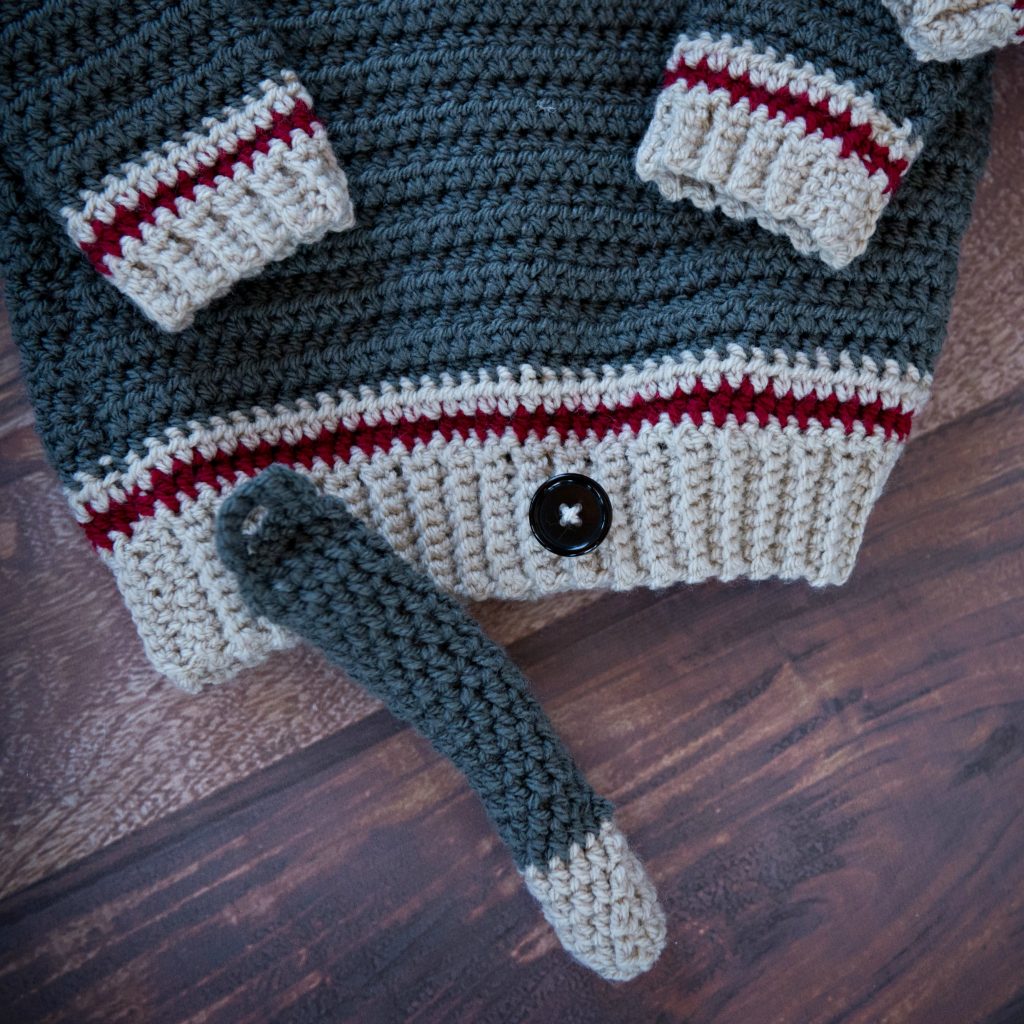 crochet sock monkey tail