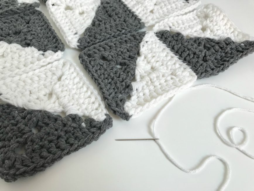 Free Crochet Herringbone Blanket MJ's off the Hook Designs