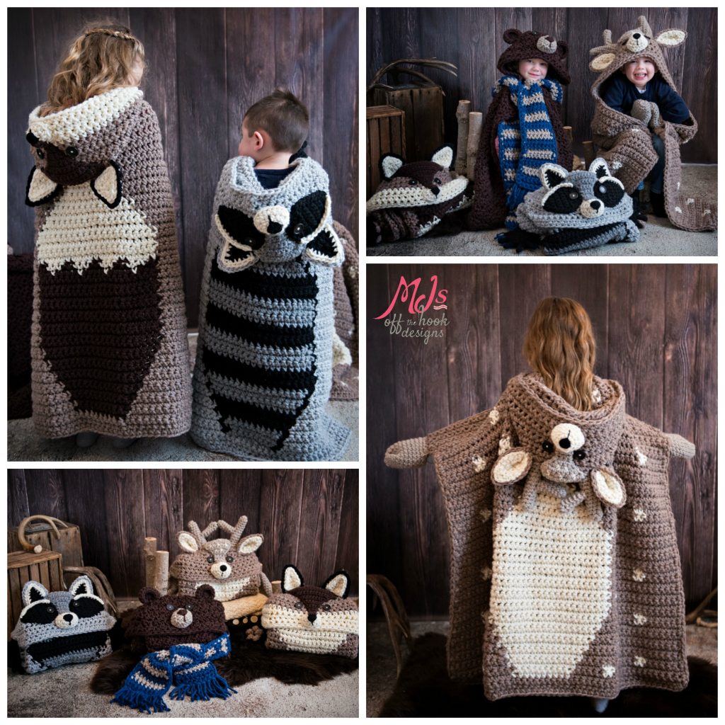 hooded woodland blanket collection 