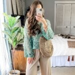 Easy one piece lace crochet top.