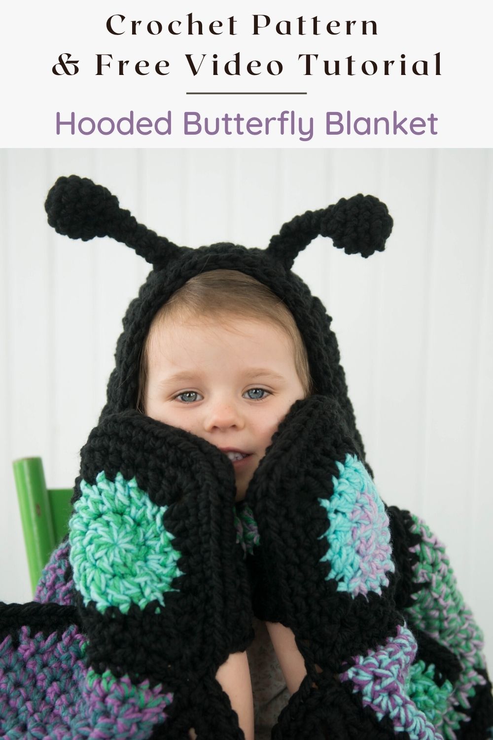 How to Crochet a Butterfly Blanket MJ's off the Hook Designs