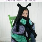 Crochet pattern free video tutorial butterfly blanket.