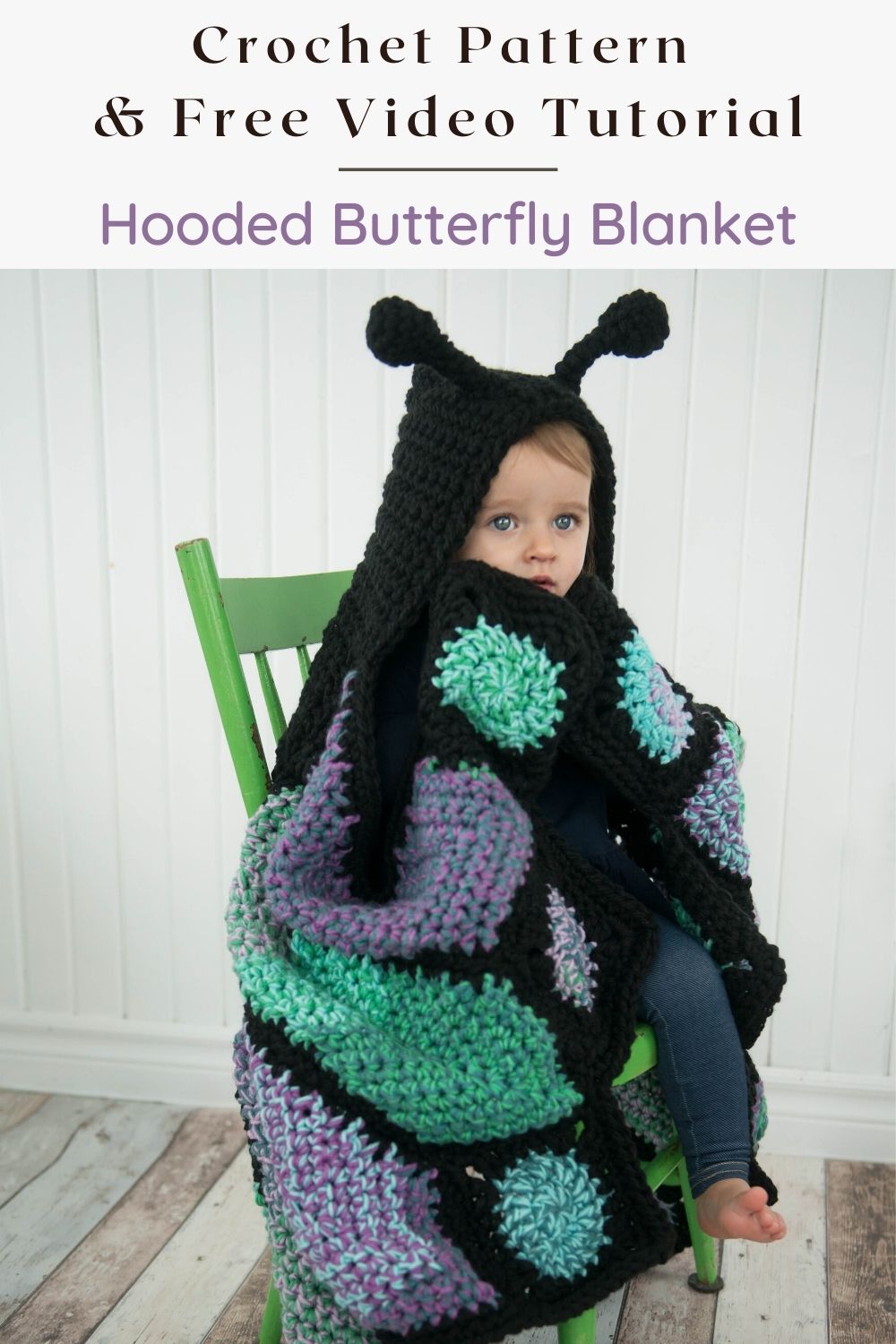 How to Crochet a Butterfly Blanket MJ's off the Hook Designs