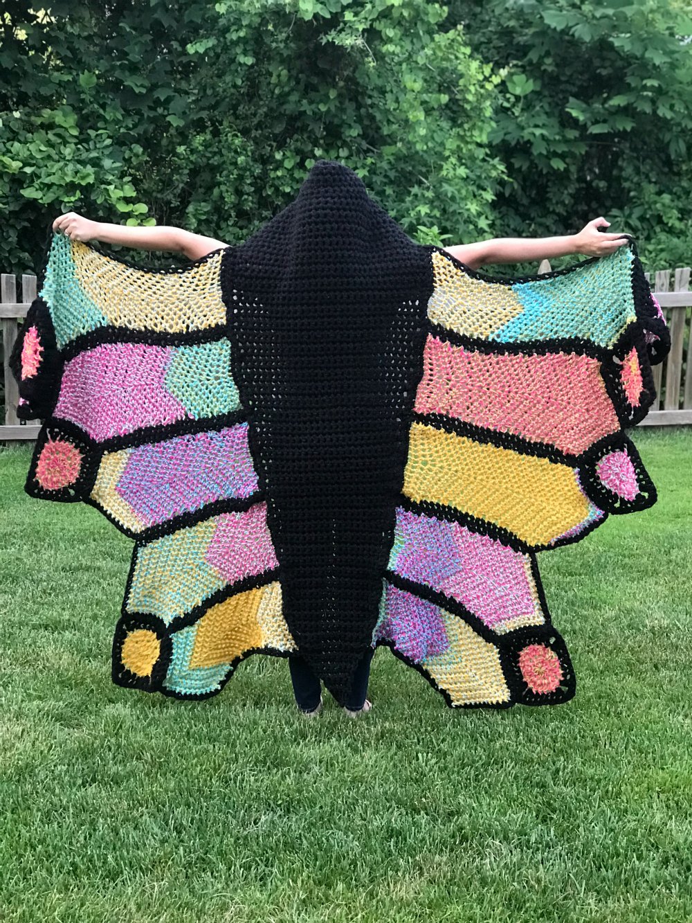 How to Crochet a Butterfly Blanket MJ's off the Hook Designs