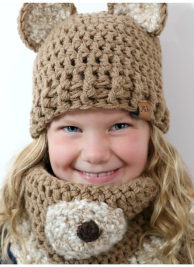 Honey Bear hat set