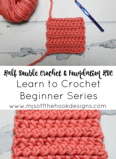 Join our beginner series and learn how to half double crochet.