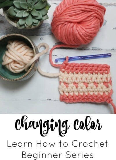 Learn how to change color in crochet with this beginner series.