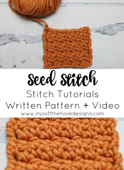 Learn how to crochet the seed stitch with our easy-to-follow tutorial, provided in a written pattern and video format.