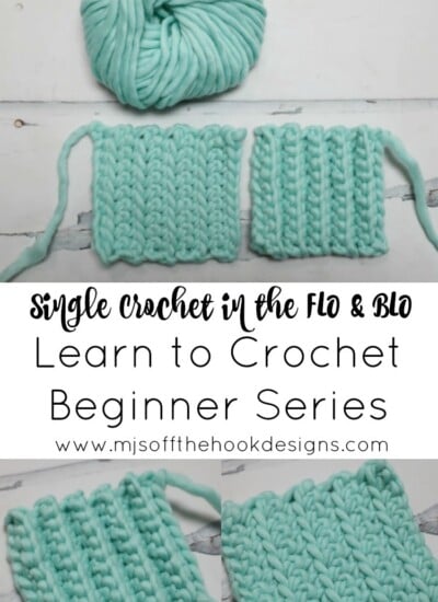 Learn how to single crochet in the front & back loop only with our beginner-friendly 10 oz crochet series.