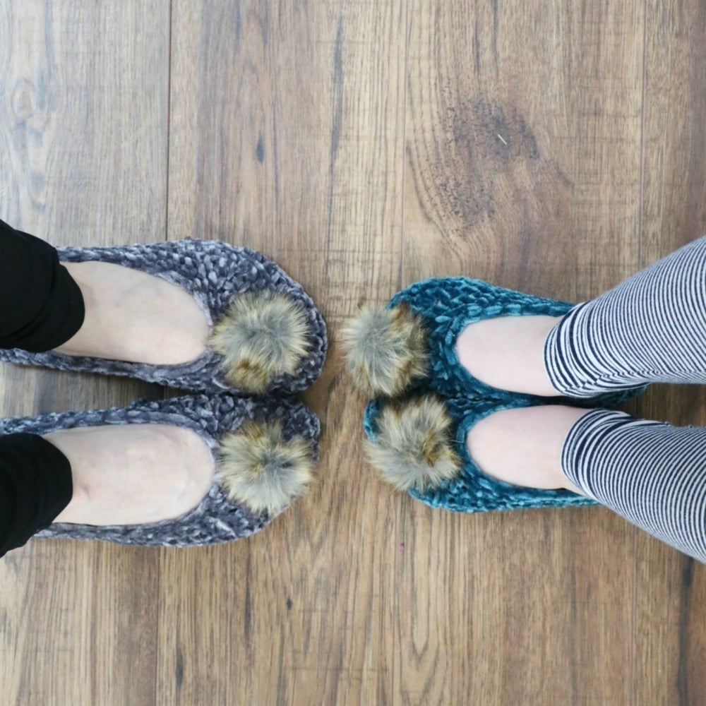Quick & Easy Velvet Ballet Slippers