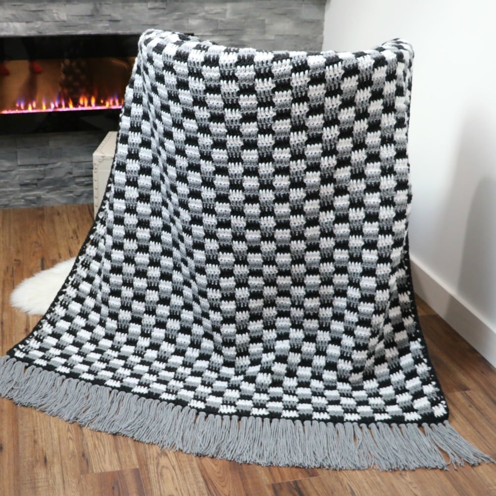 Coperta a quadri rustica