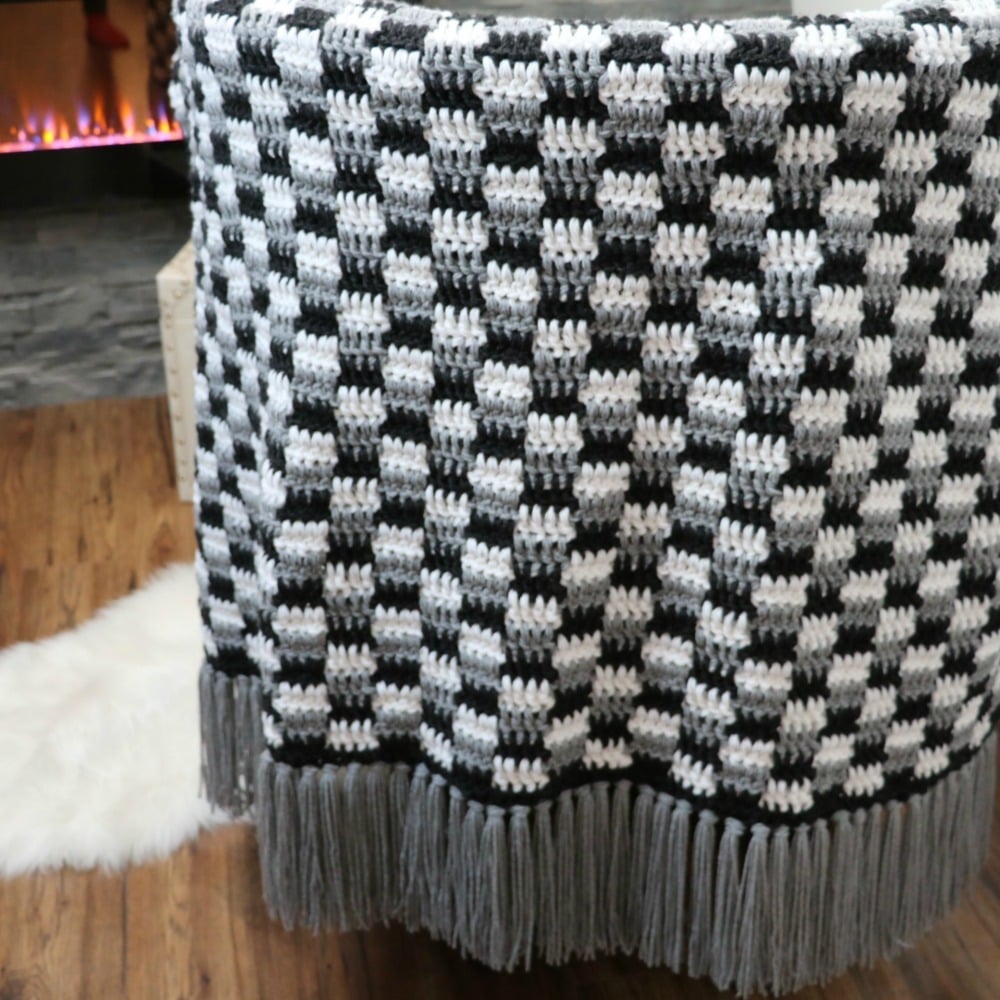 Rustique Farmhouse plaid Blanket