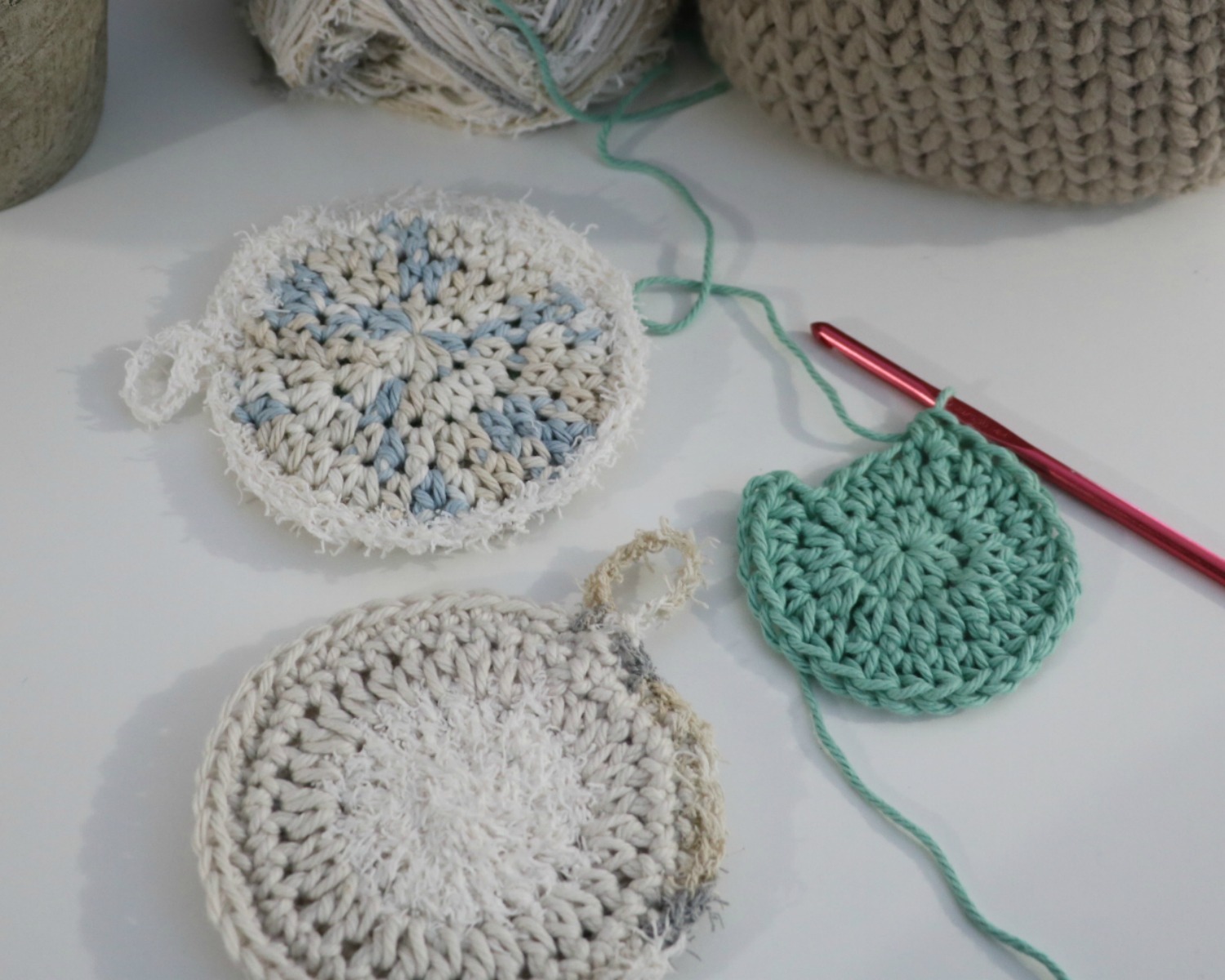 Crochet Bath Scrubbie pattern