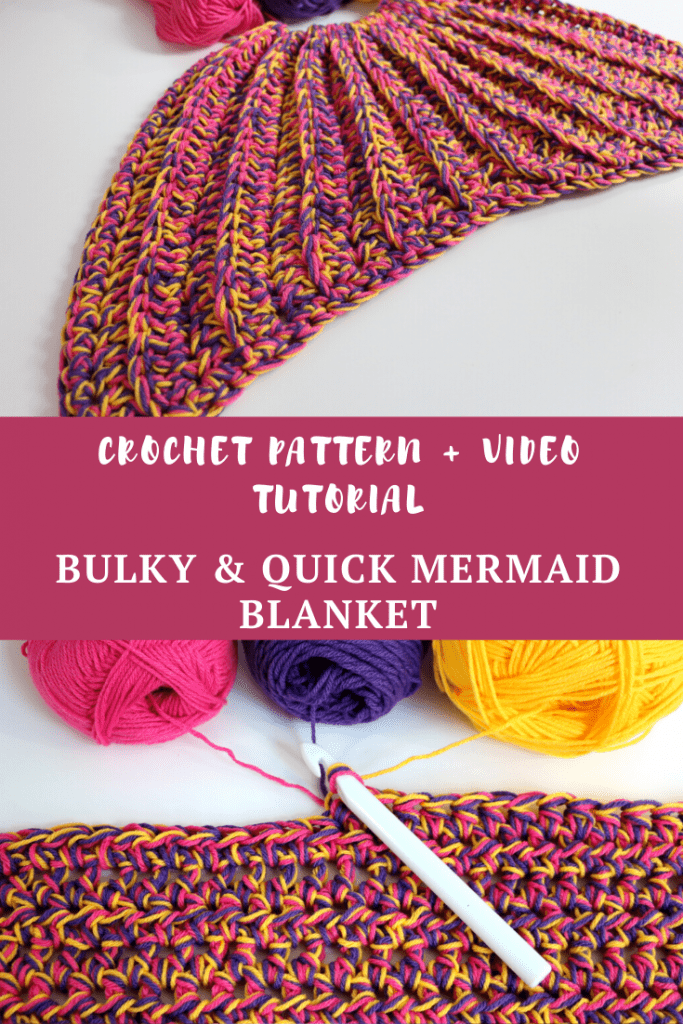 Bulky & Quick Mermaid Blanket