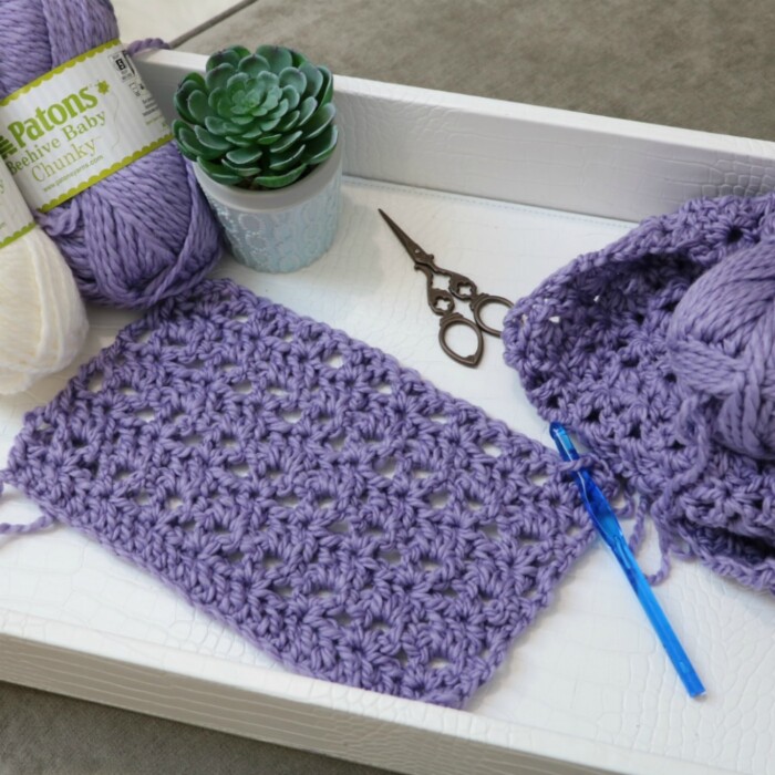 Double Crochet Lace Stitch MJ's off the Hook Designs