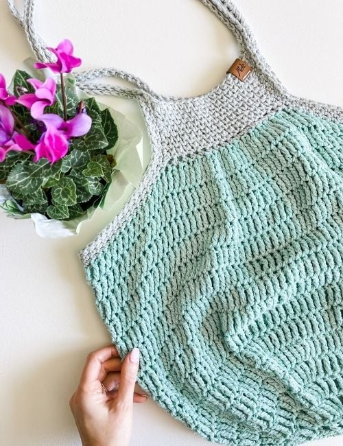 Crochet market bag