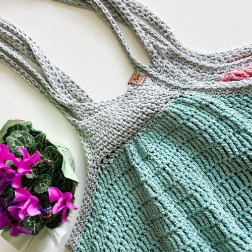 Crochet market bag
