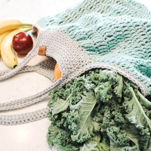 Crochet market bag