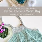 Learn how to crochet a market bag with our step-by-step video tutorial. This detailed guide will teach you the techniques and stitches required to create your very own crochet market bag. Don't miss out on