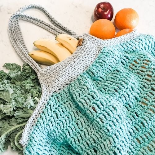 Crochet market bag
