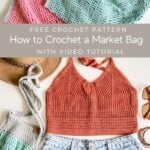 Learn how to crochet a market bag with an easy-to-follow video tutorial. This step-by-step guide will teach you all the techniques you need to create your very own crochet market bag.