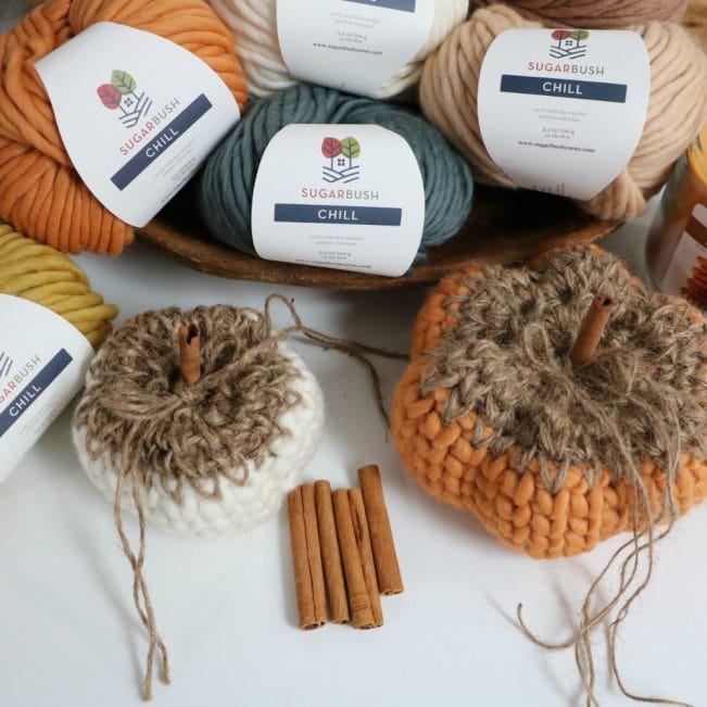 Knit Look Rustic Pumpkin - MJ's off the Hook Designs