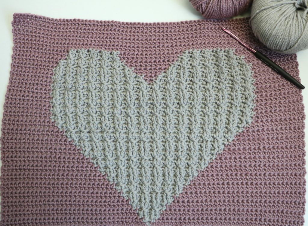 cabled heart pullover