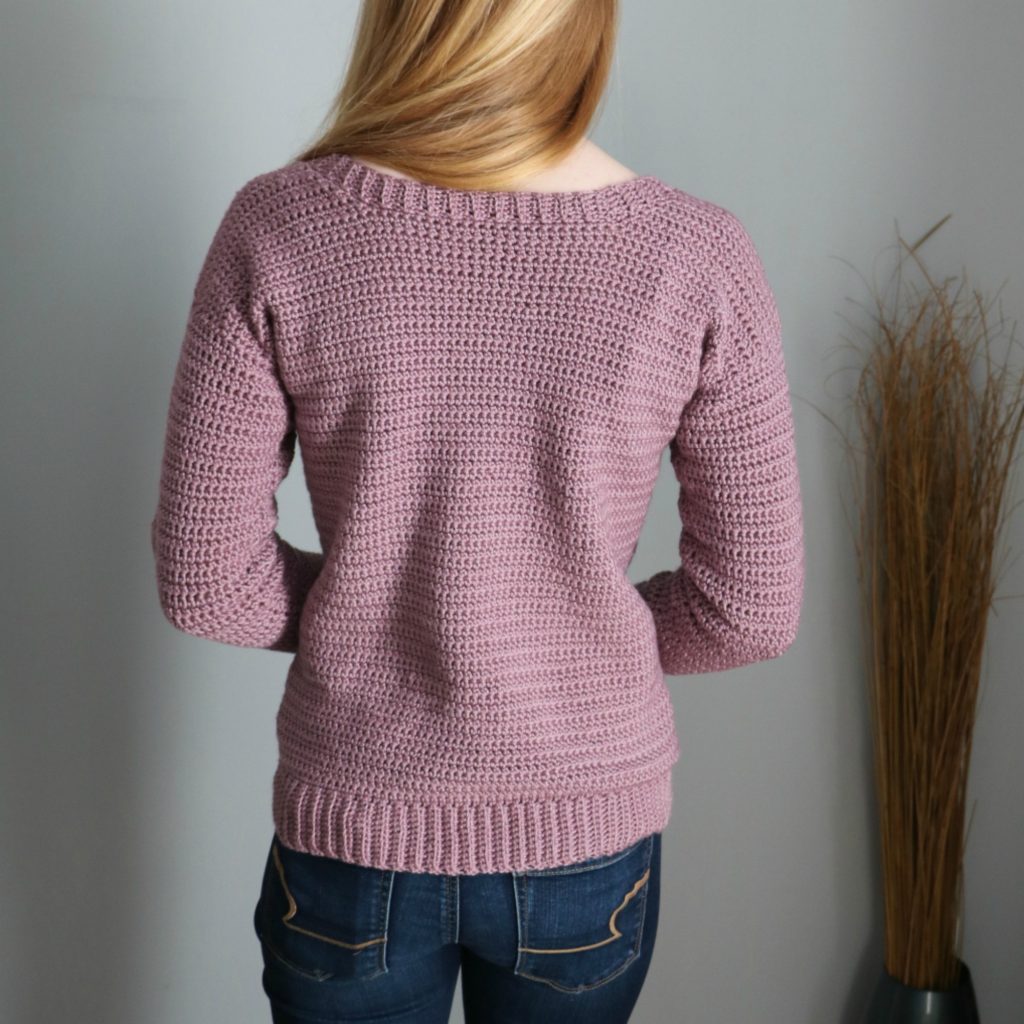 cabled heart pullover