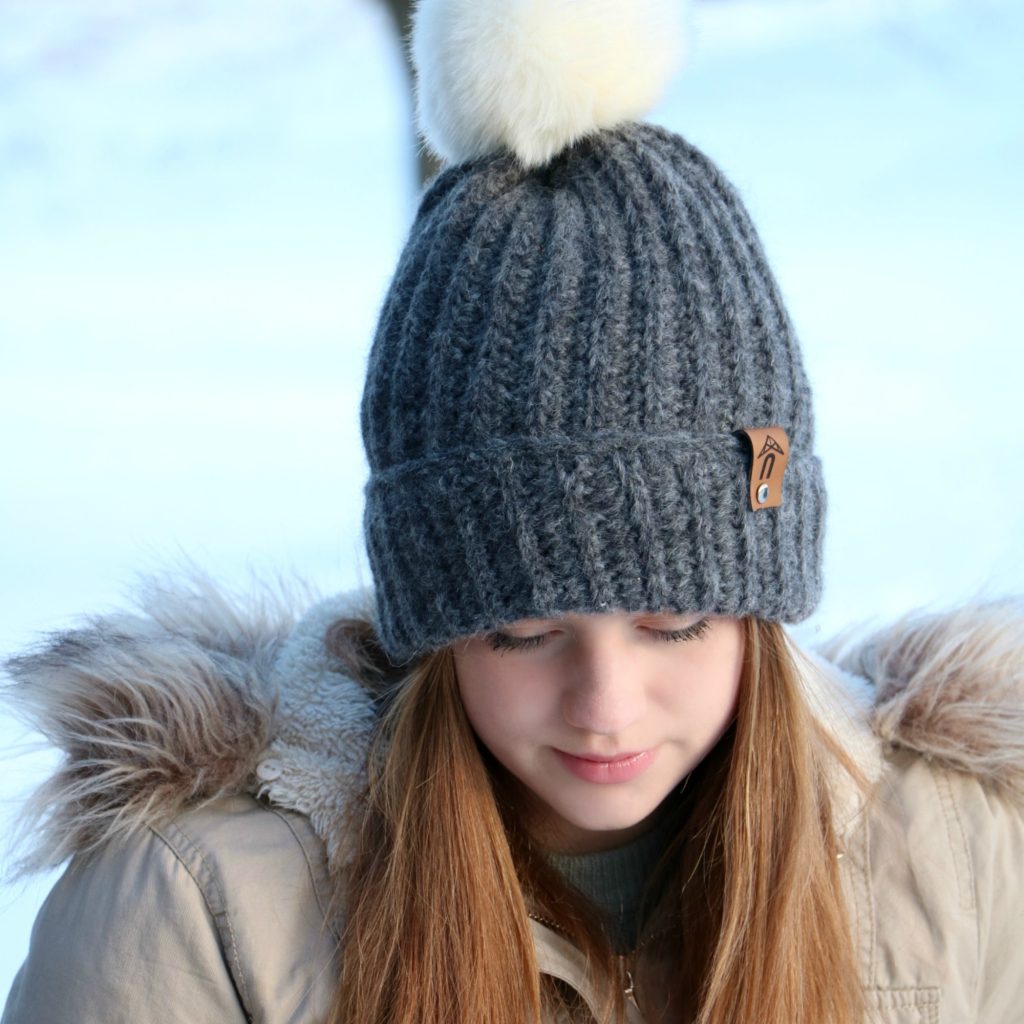 Wonderfluff ribbed toque slouch