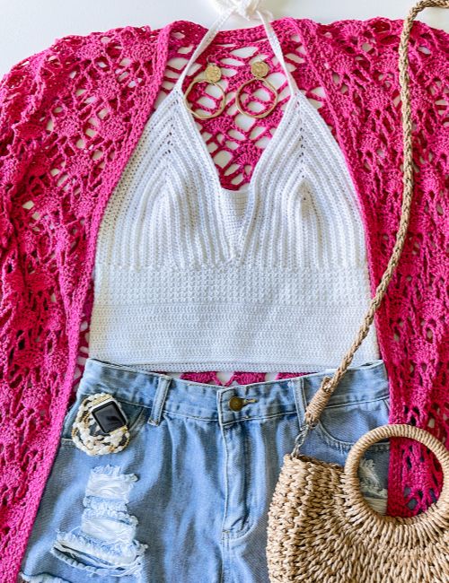 sun-kissed cardigan crochet pattern