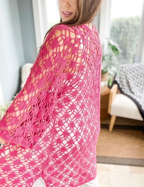 sun-kissed cardigan crochet pattern