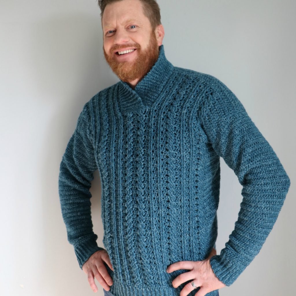 Dapper Dad Pullover - MJ's off the Hook Designs