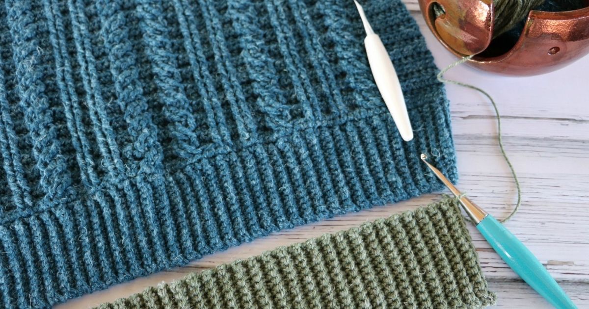Dapper Dad Pullover Crochet Pattern - MJ's off the Hook Designs