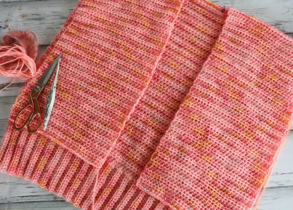 Fuzzy Peach Cardigan