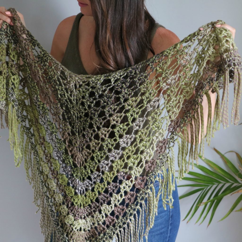 Crochet Pistachio Wrap