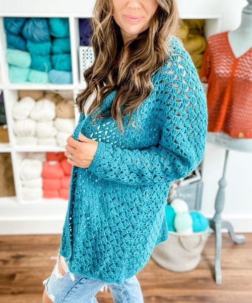 Crochet Lacy Spring Cardigan