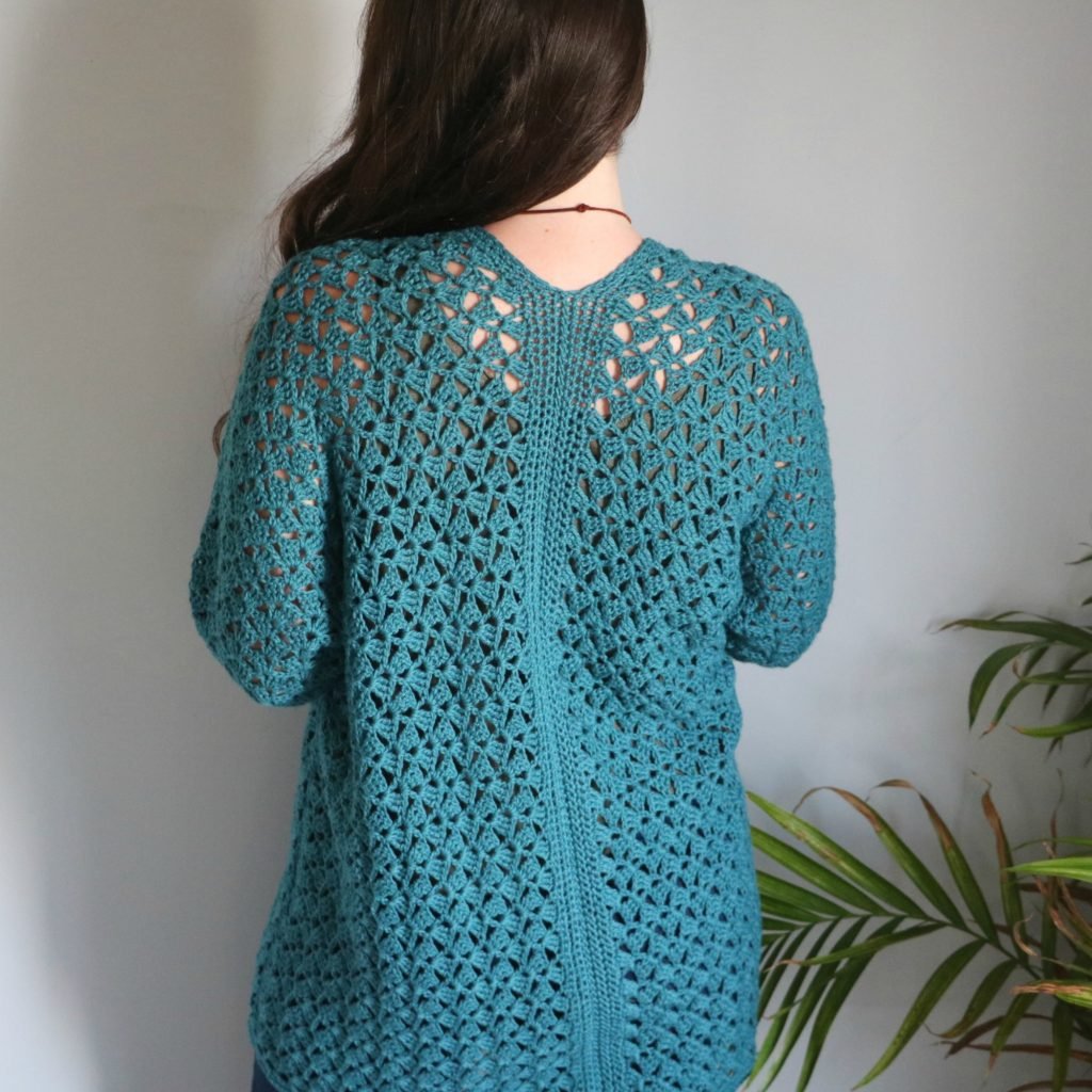 Crochet an Easy Lacy Spring Cardigan - MJ's off the Hook Designs