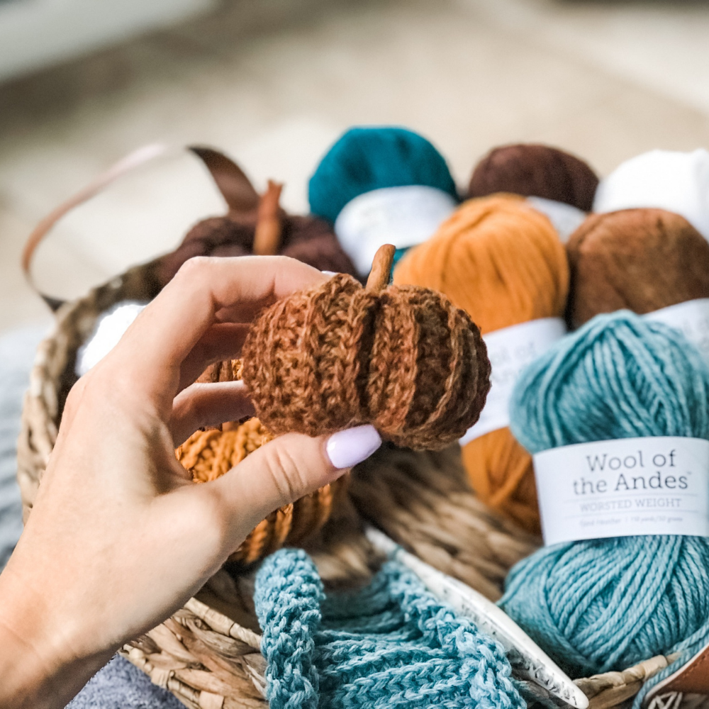 crochet pumpkins