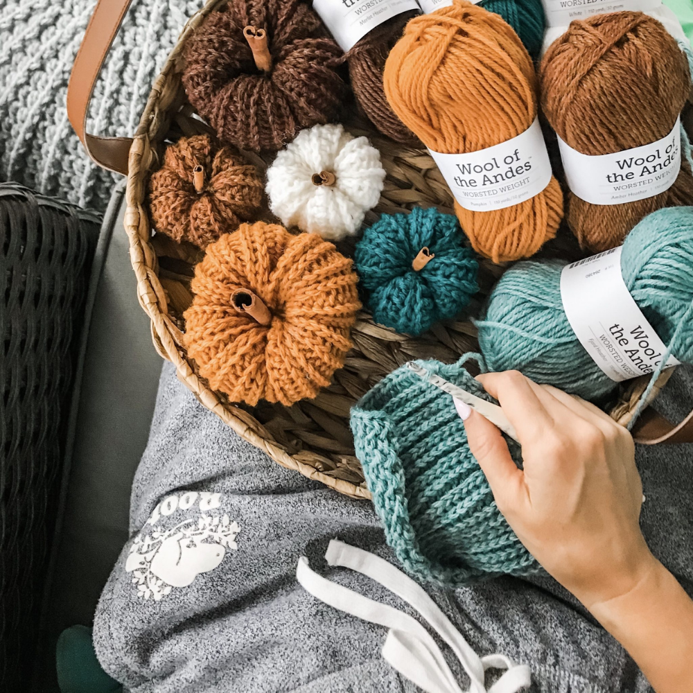 crochet pumpkins