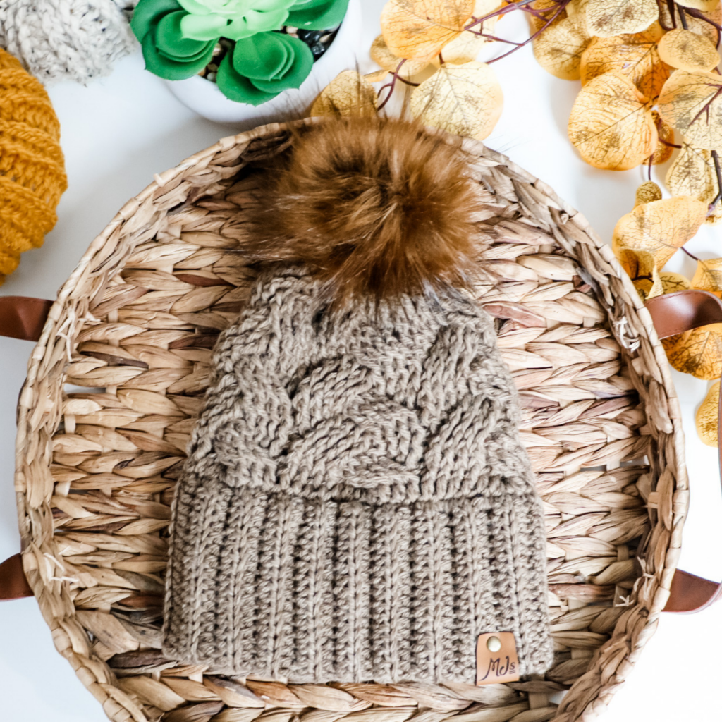 Braided Crochet Hat