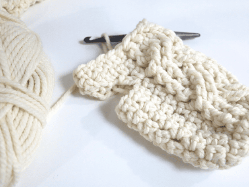 Fable Cable Crochet Stocking - MJ's off the Hook Designs