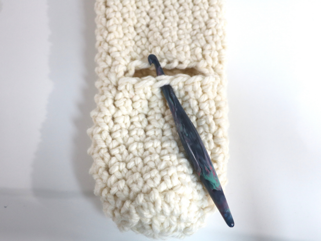 Cable Crochet Stocking
