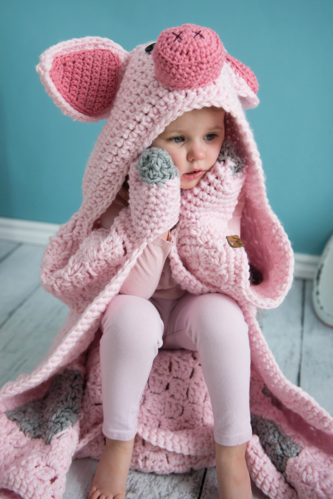 Crochet Pig Blanket