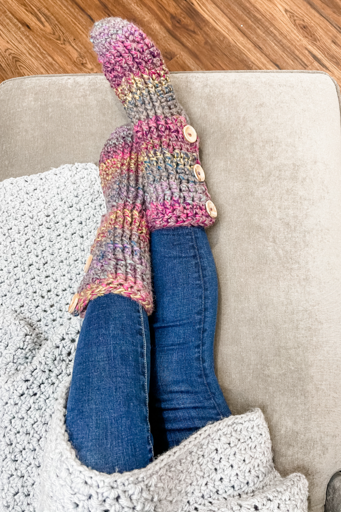 Crochet Slipper Boots Pattern