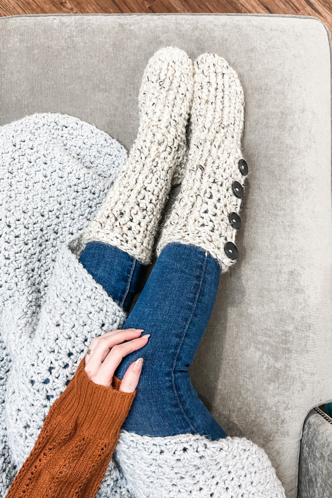 Crochet Slipper Boots Pattern